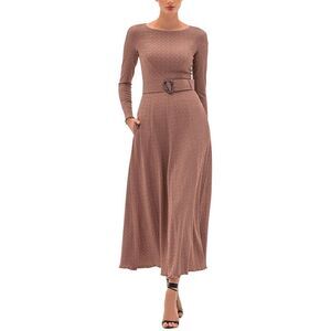 Bgl Womens  Maxi Dress, Tan